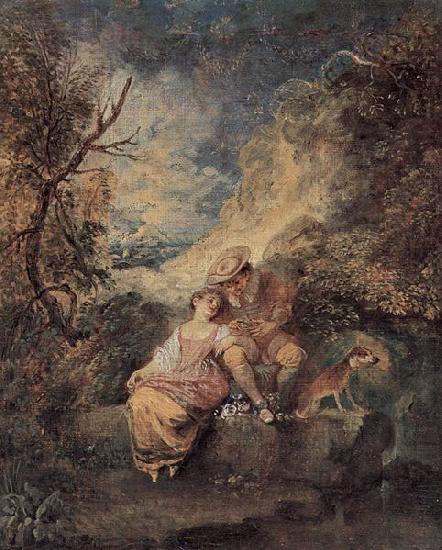 Jean-Antoine Watteau Der Jager des Nestes china oil painting image